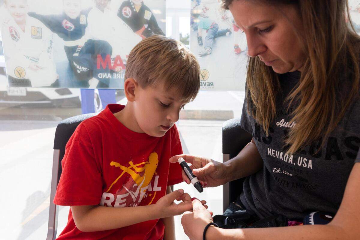Cade Fleisher grew up watching his sister Gabi work through challenges associated with diabetes. When he was diagnosed at 5-years-old, that experience made his own care easier.
