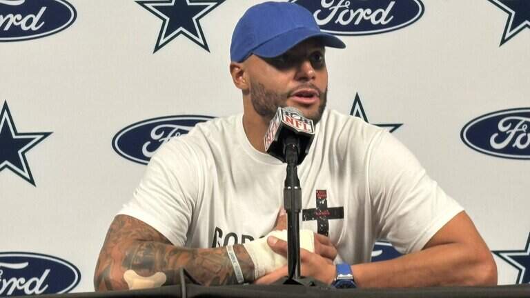 Here’s what Cowboys QB Dak Prescott said about the wrap on his throwing hand