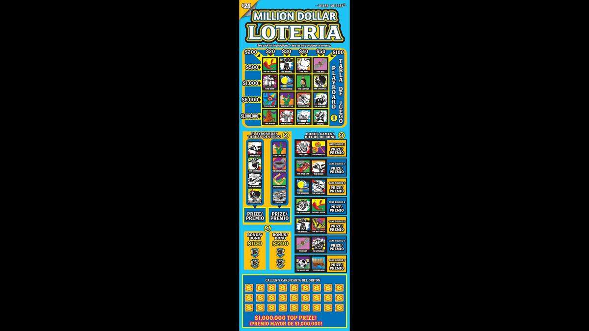 An Arlington resident recently claimed a top prize winning ticket worth $1 million in the Texas Lottery scratch ticket game Million Dollar Loteria.