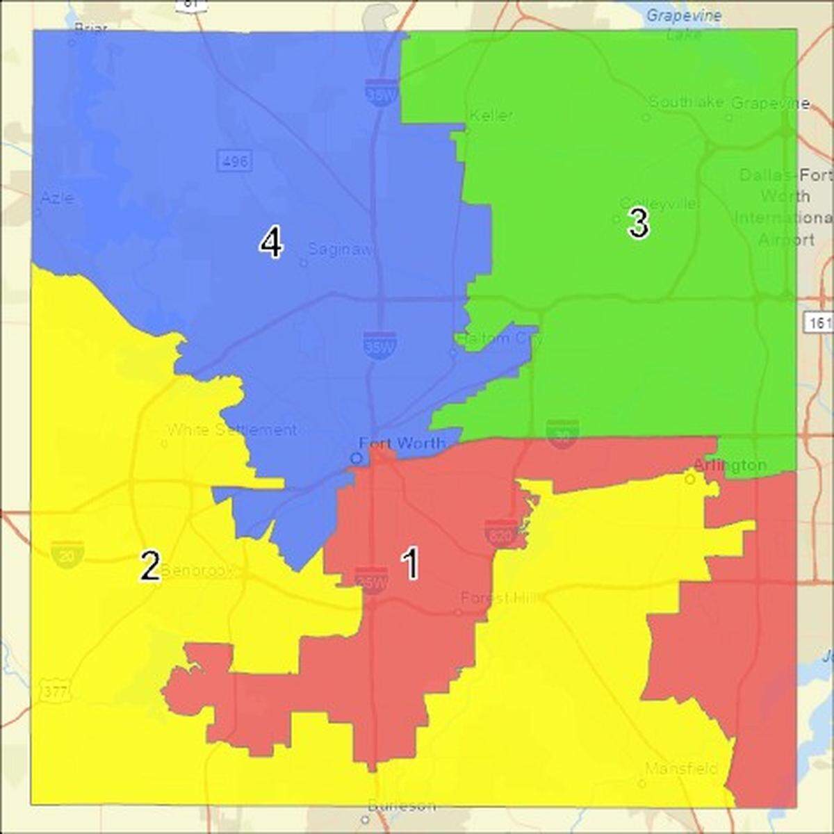 Tarrant County’s redistricting website is now showing a seventh map, which has minor changes to the sixth map.