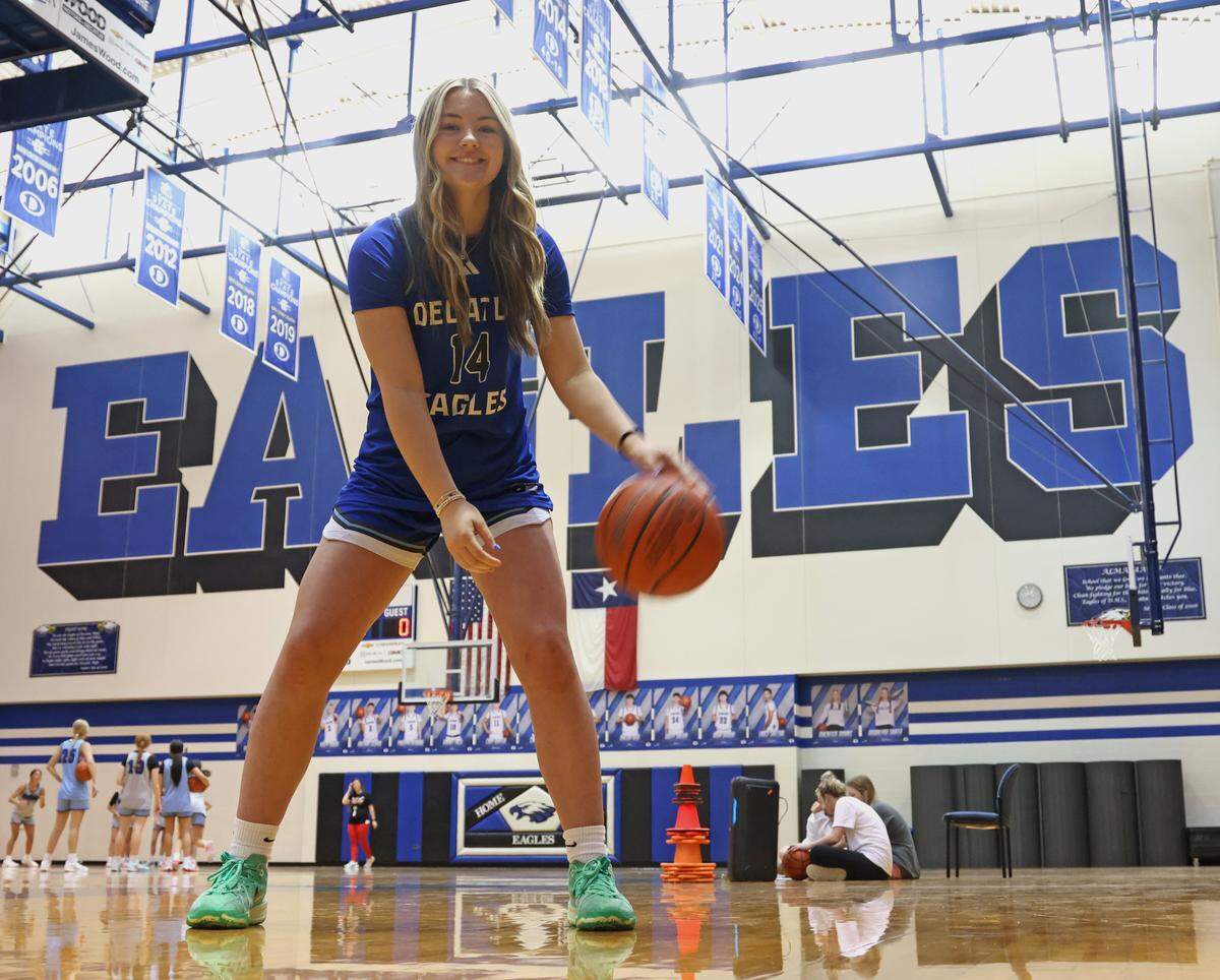 Decatur High School point guard Style Brazile photographed at Decatur High School in Decatur, Tx. Tuesday, March 31, 2026