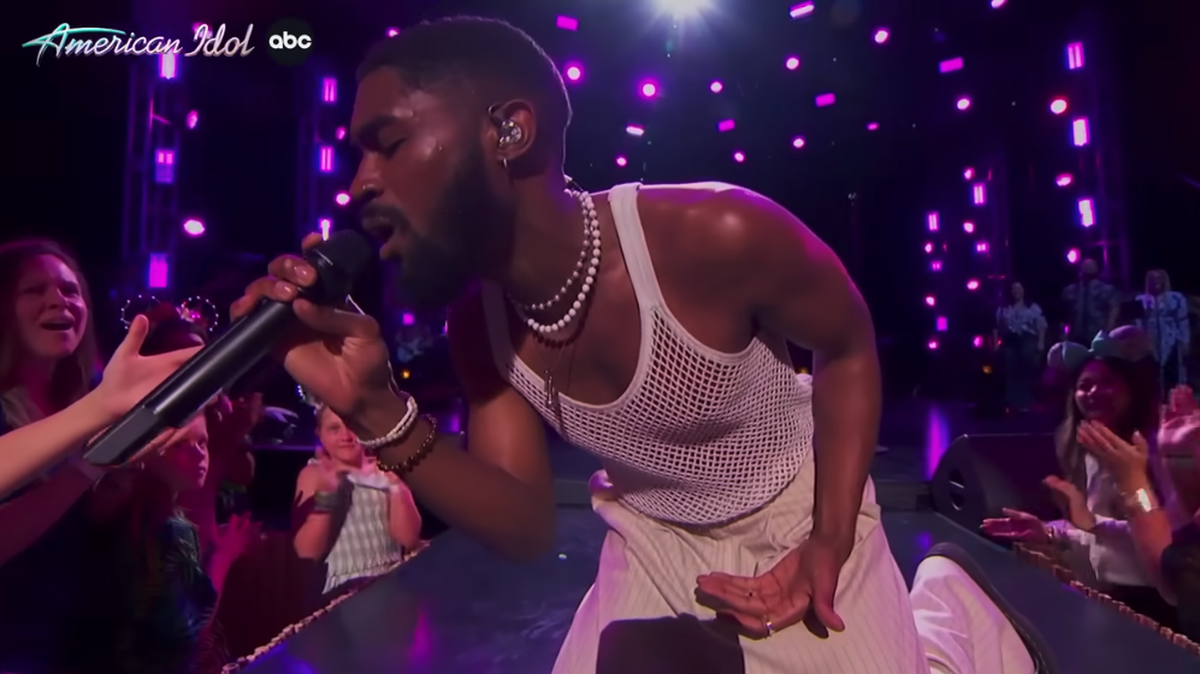 Malik Heard, from Dallas, Texas, performed Paramore’s “Ain’t it Fun” on “American Idol” Monday, April 17.