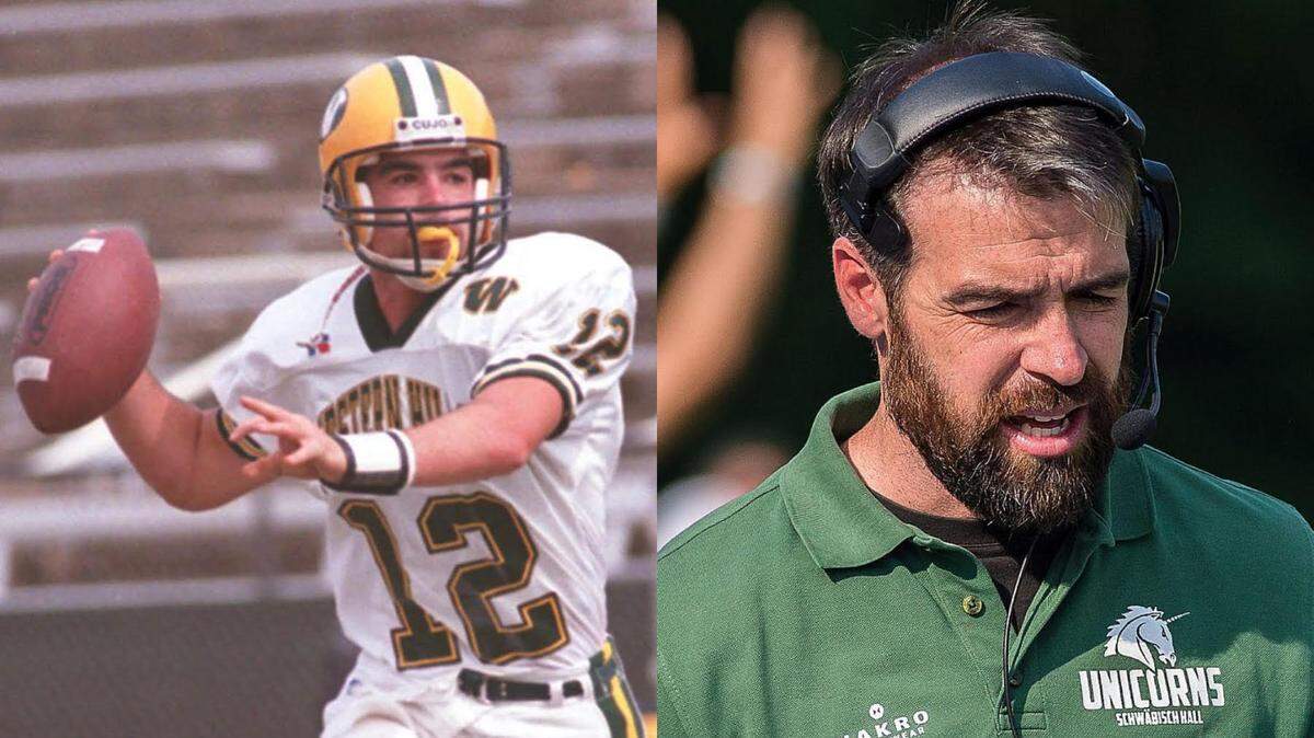Western Hills’ multi-sport athlete Jordan Neuman was the starting quarterback who led his team to the playoffs, and won a state championship as an infielder in 2001. Today, Neuman is the head coach of Schwäbisch Hall Unicorns, an American football team in Germany. He is also the head coach of the German National Football Team.