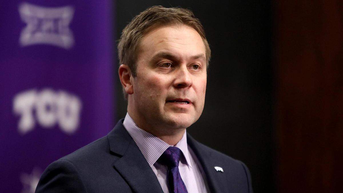 TCU athletic director Jeremiah Donati is frustrated that the College Football Playoff format will not be expanding for at least another four years.