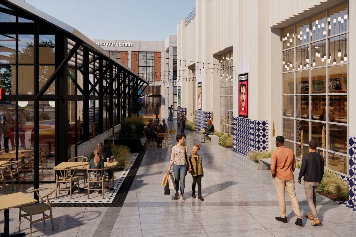 Trademark Property Company plans to redevelop Lincoln Square in Arlington, an aging 45-acre shopping center at Collins Street and Interstate 30, as a modern mixed-use “gateway to Arlington” called Anthem. It will have a “walkable and upscale mix of uses, including office, retail, hotel, entertainment and residential.”