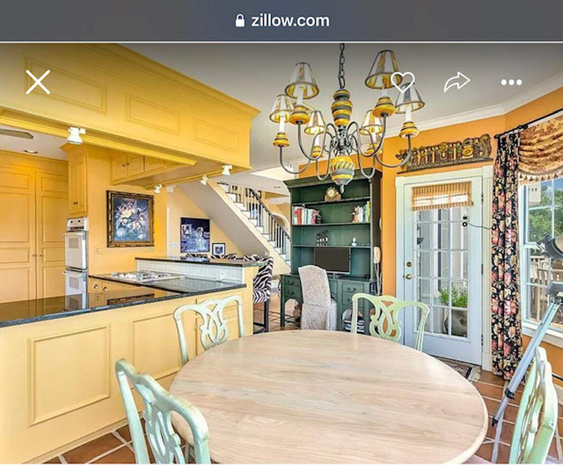 Dining area and kitchen