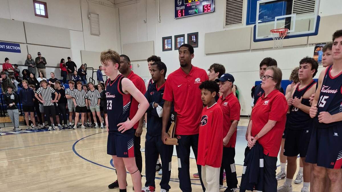 Fort Worth Country Day fell in the SPC boys basketball championship on Saturday, Feb. 15, 2026, at Trinity Valley High School.
