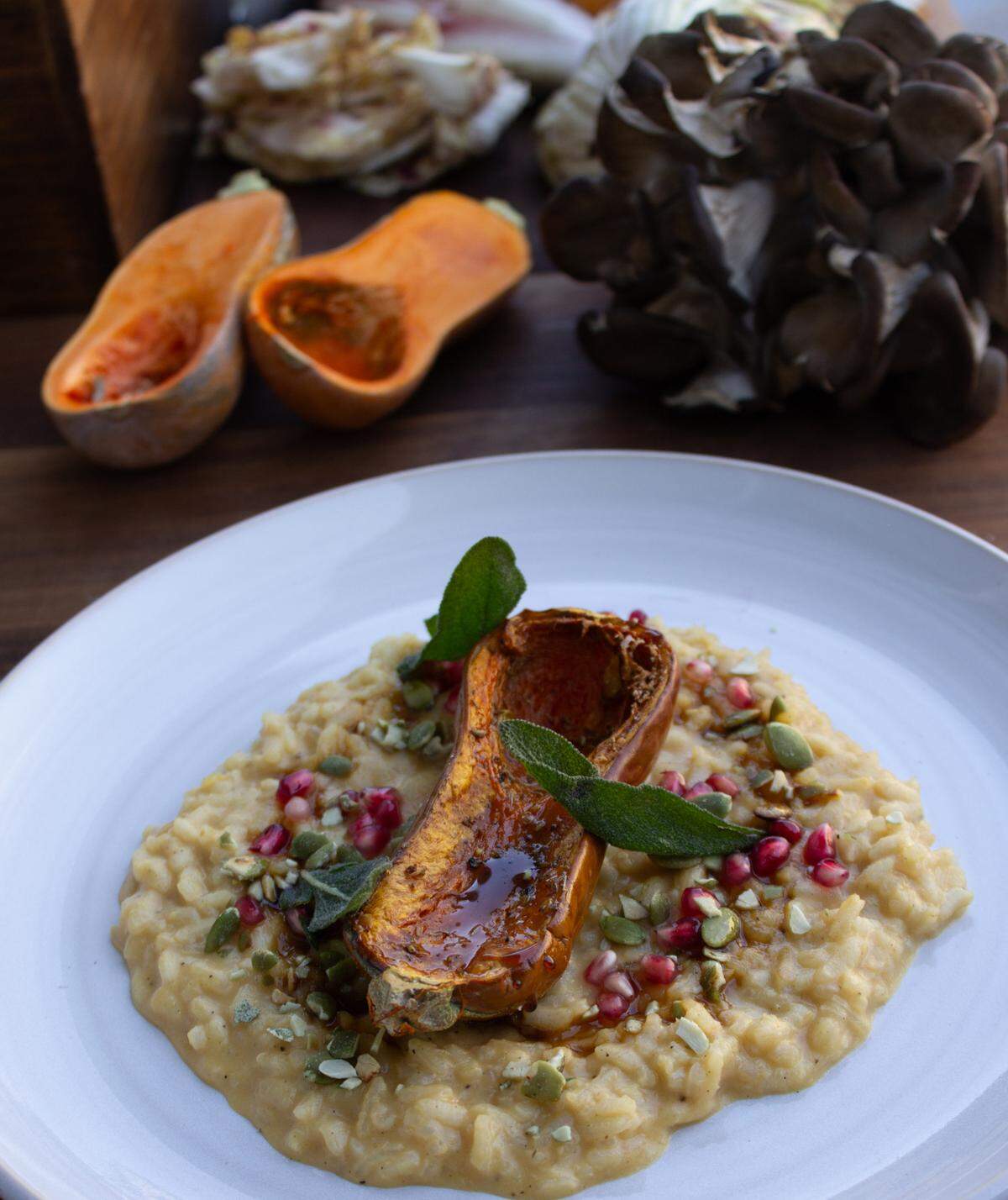 Butternut squash is one of many seasonal flavors offered on Cafe Modern’s new fall menu.