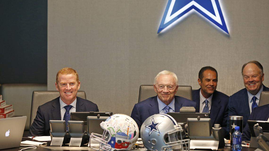 The Dallas Cowboys were busy inside their War Room at The Star in Frisco Thursday night.