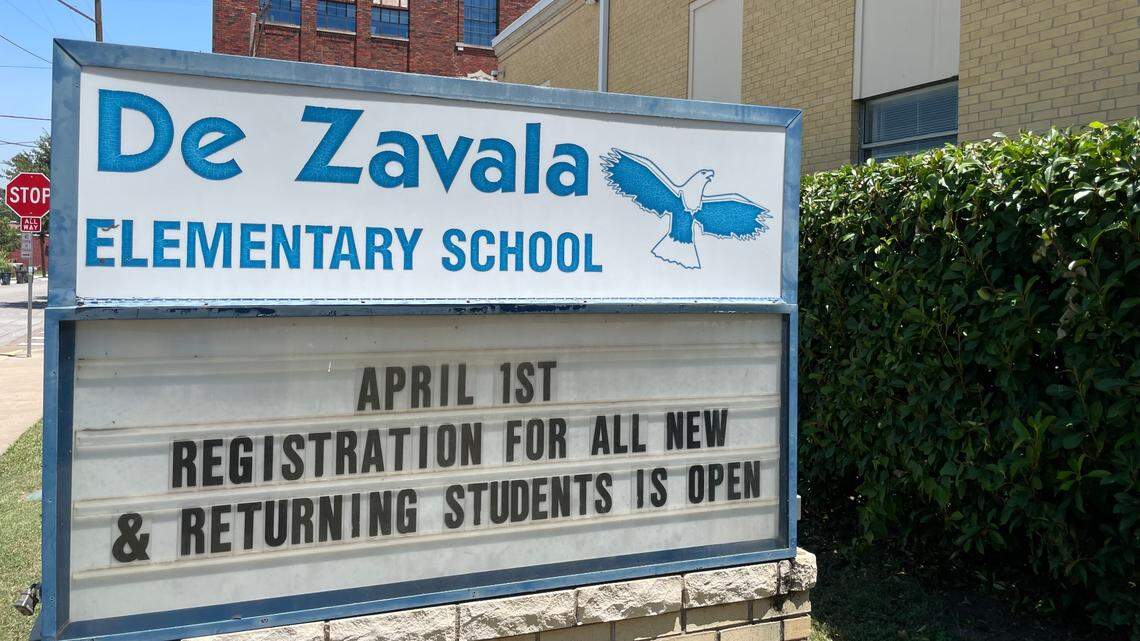 De Zavala Elementary School is photographed on Thursday, July 24, 2025.