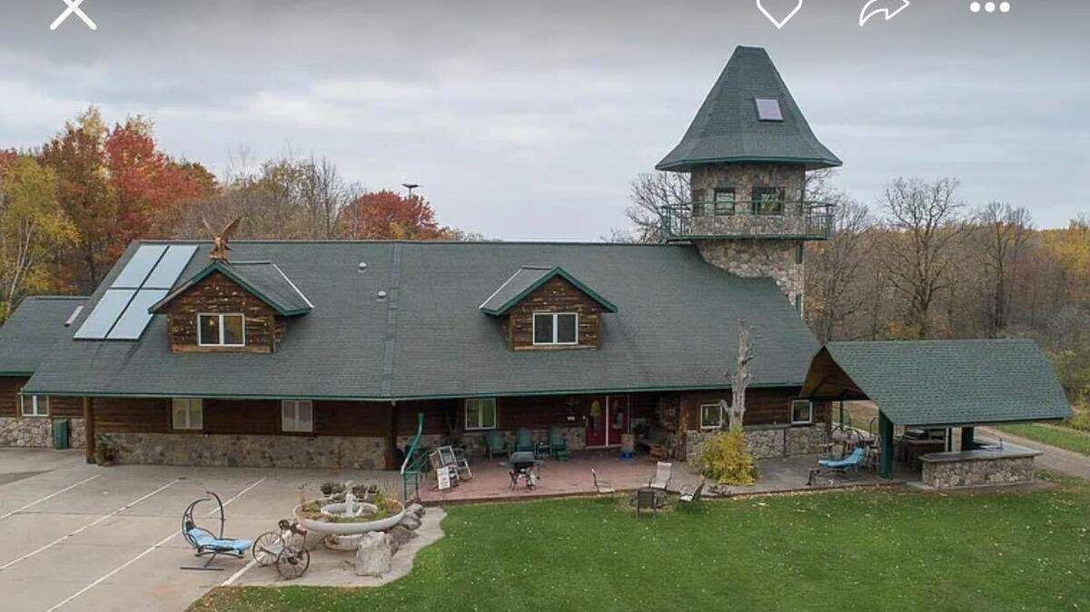 This estate for sale in Mora, Minnesota, for $1.65 million might take the cake when it comes to original theater themes.