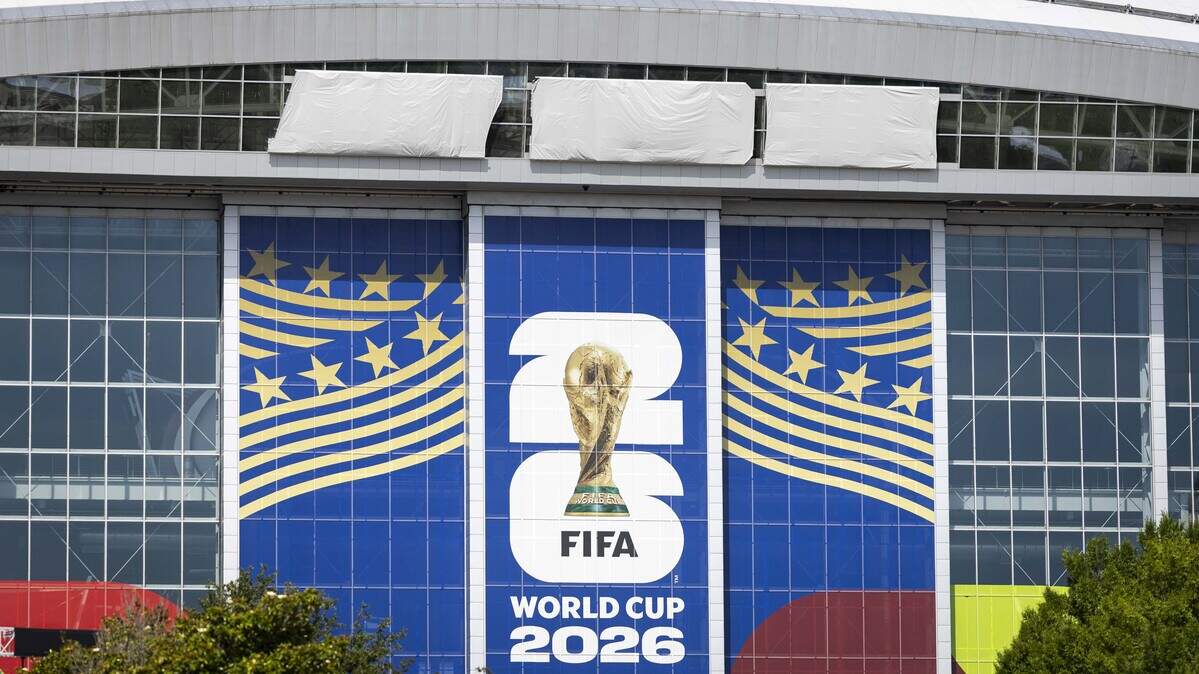 AT&T Stadium transforms into Dallas Stadium to host the FIFA World Cup 2026, on Friday, May 29, 2026, in Arlington, Texas. Dallas Stadium will host nine matches starting Sunday, June 14.