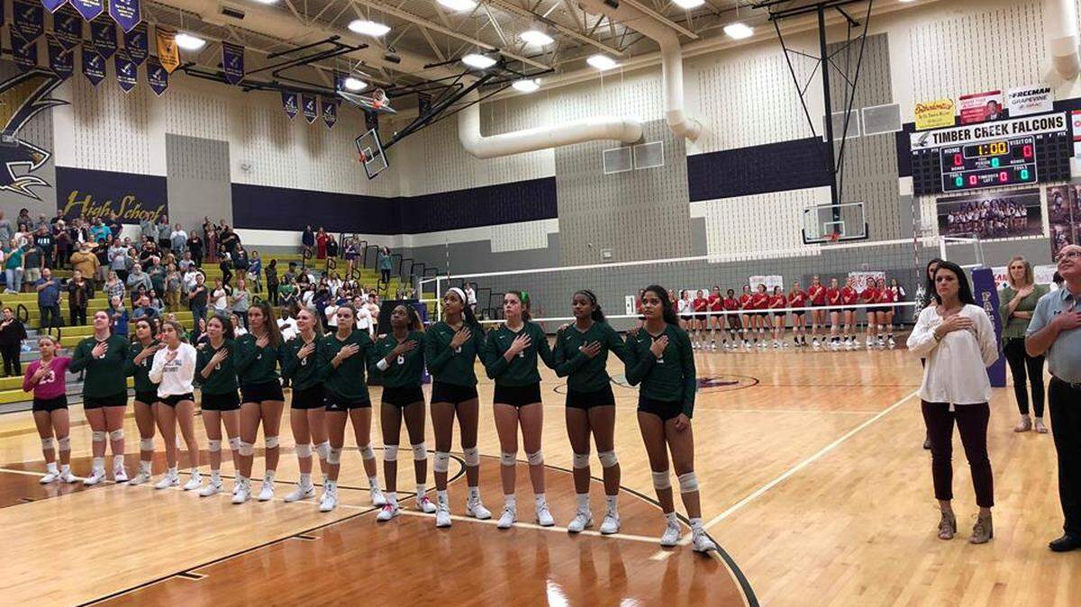 Birdville defeated Justin Northwest in four sets during Monday’s bi-district round at Timber Creek high school.