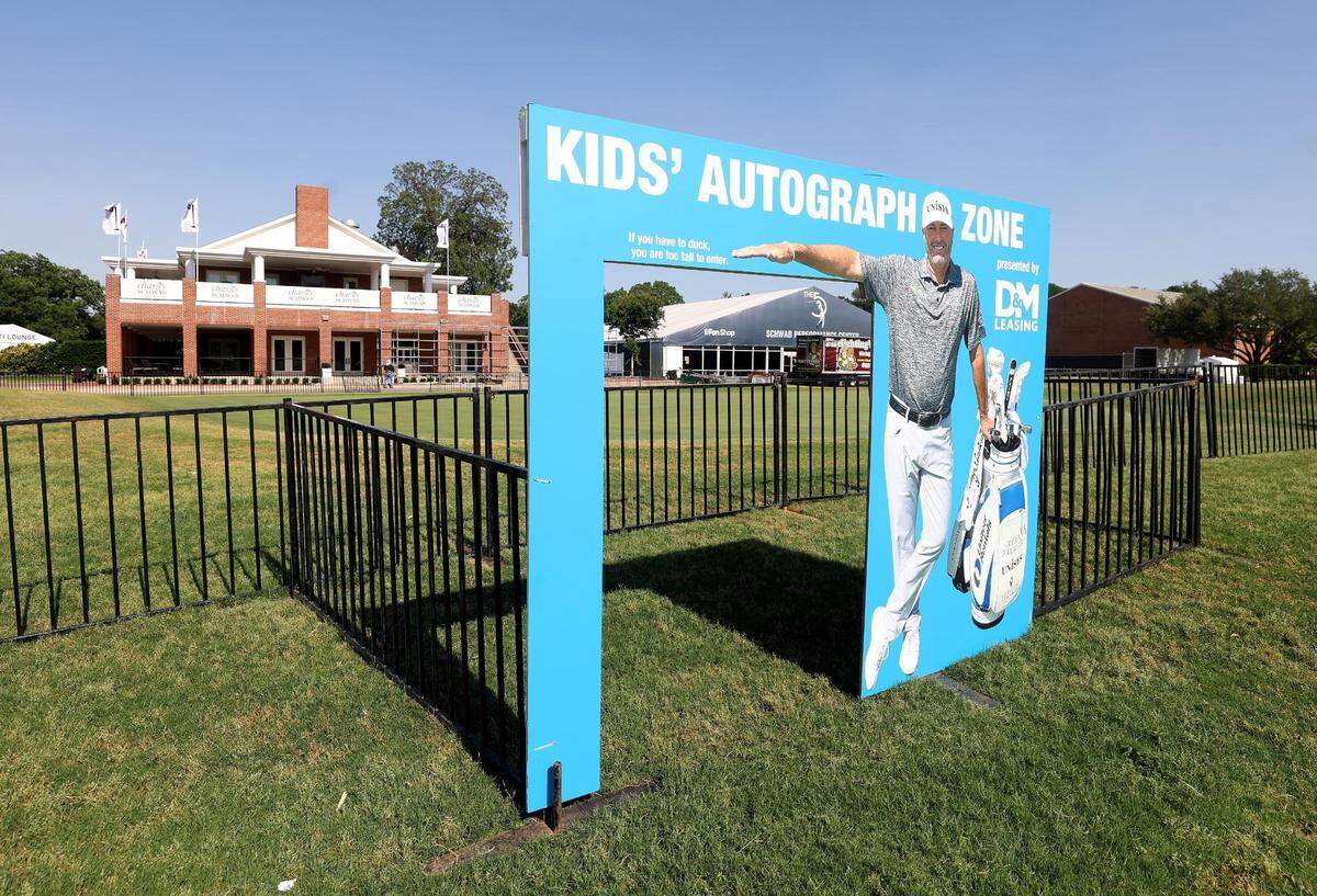 The Charles Schwab Classic will have a couple of autograph zones for children.
