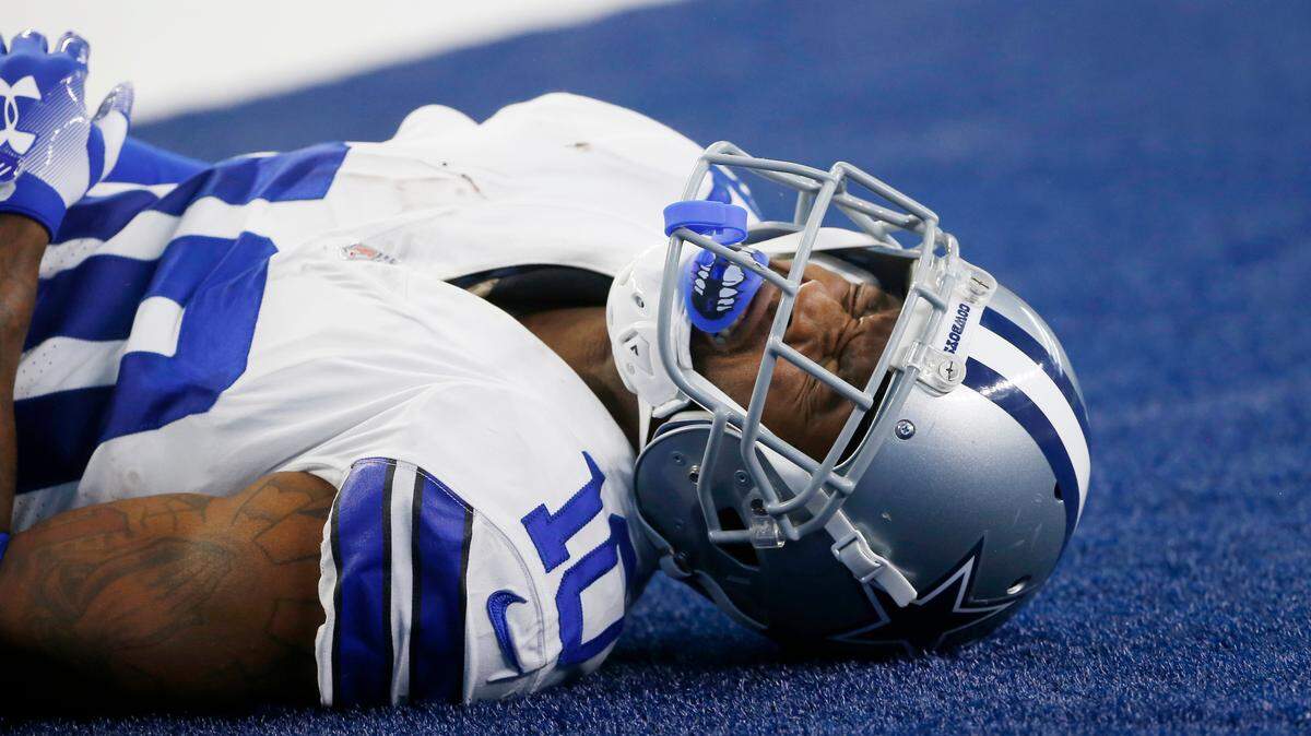 Dallas Cowboys wide receiver Tavon Austin was injured against the Lions on Sept. 30. He left Sunday’s game with a groin injury and is unlikely to be available next week against the Redskins.