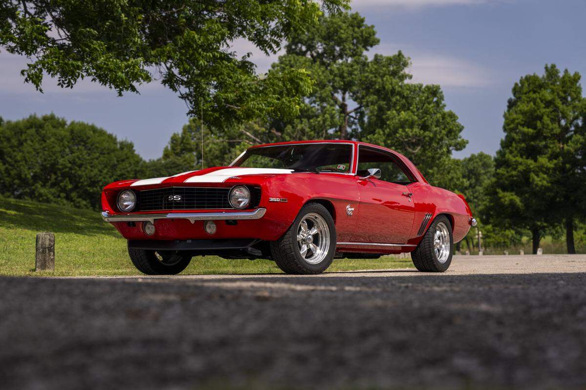 The 1969 Chevrolet Camaro will be available at the Mecum car auction at Dickies Arena in Fort Worth from Oct. 29 until Nov. 1.