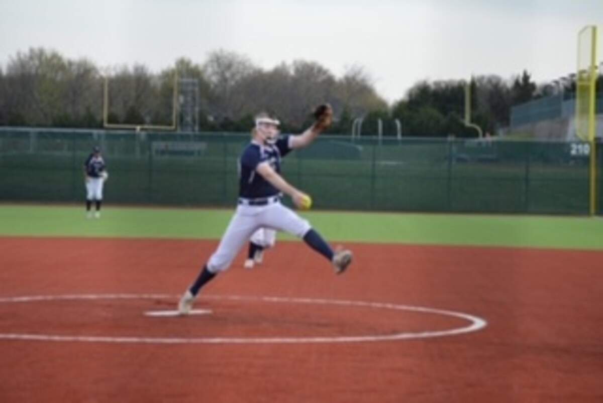 McKinney Boyd sophomore pitcher Kinsey Kackley.