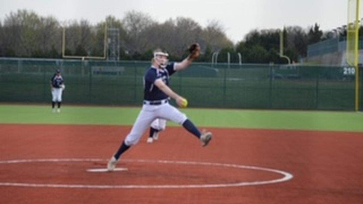 McKinney Boyd sophomore pitcher Kinsey Kackley.