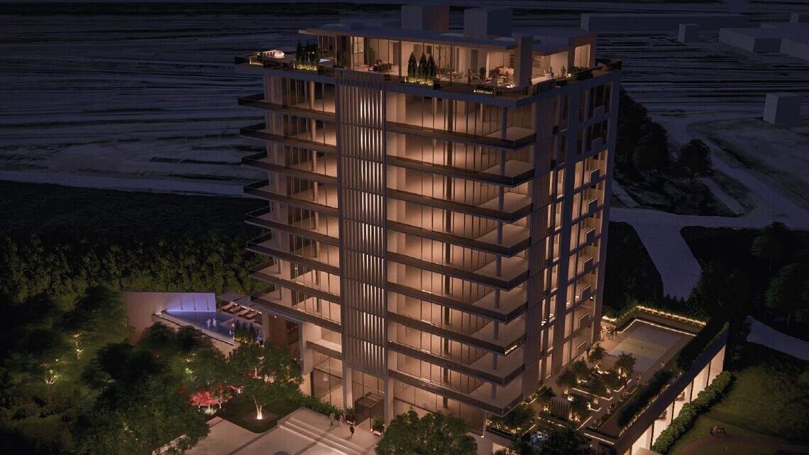 A new 14-story luxury condo tower along Trinity River moves closer to reality