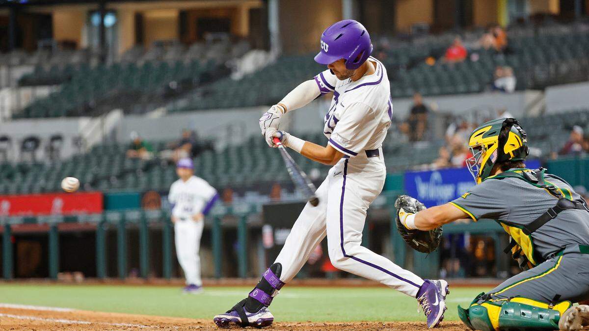 Bobby Goodloe was 2 for 3 with a double and RBI in TCU’s 4-2 win over Baylor Wednesday in the big 12 tournament at Globe Life Field. The top-seeded Horned Frogs advanced to play No. 5 Texas at 4 p.m. Thursday.