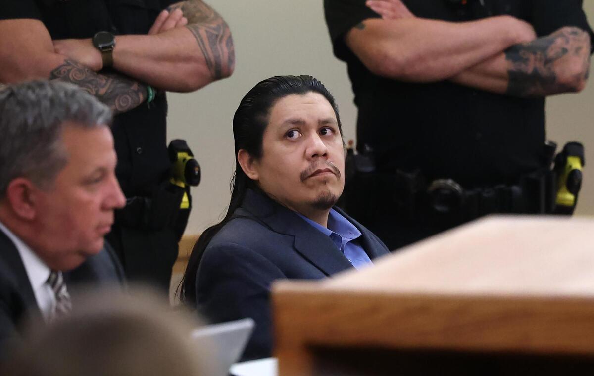 Jason Thornburg is sentenced to the death penalty on Wednesday, Dec. 4, 2024, at the Tim Curry Criminal Justice Center in Fort Worth. Thornburg was convicted of capital murder in the killings of three victims in September of 2021.