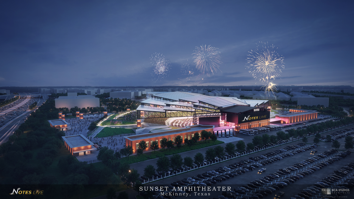 Notes Live is bringing the music to McKinney with a 20,000 seat capacity concert venue.