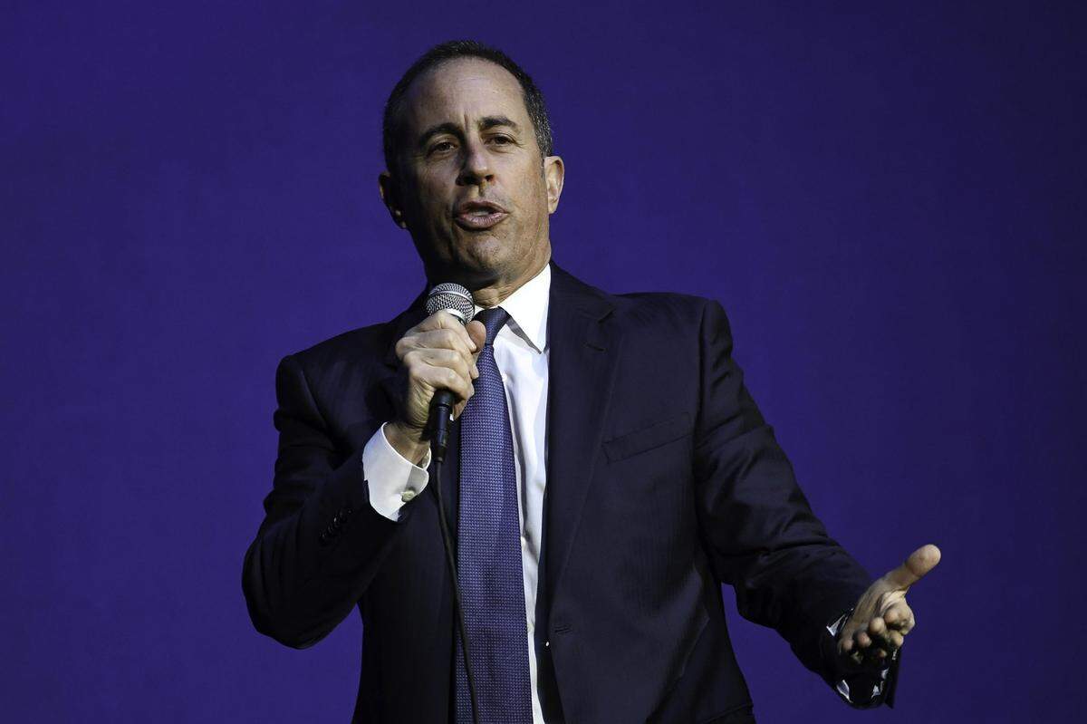 Feb 24, 2017; Hollywood, FL, USA; Television personality and comedian Jerry Seinfeld performs at the Hard Rock Live. Mandatory Credit: Ron Elkman/USA TODAY NETWORK