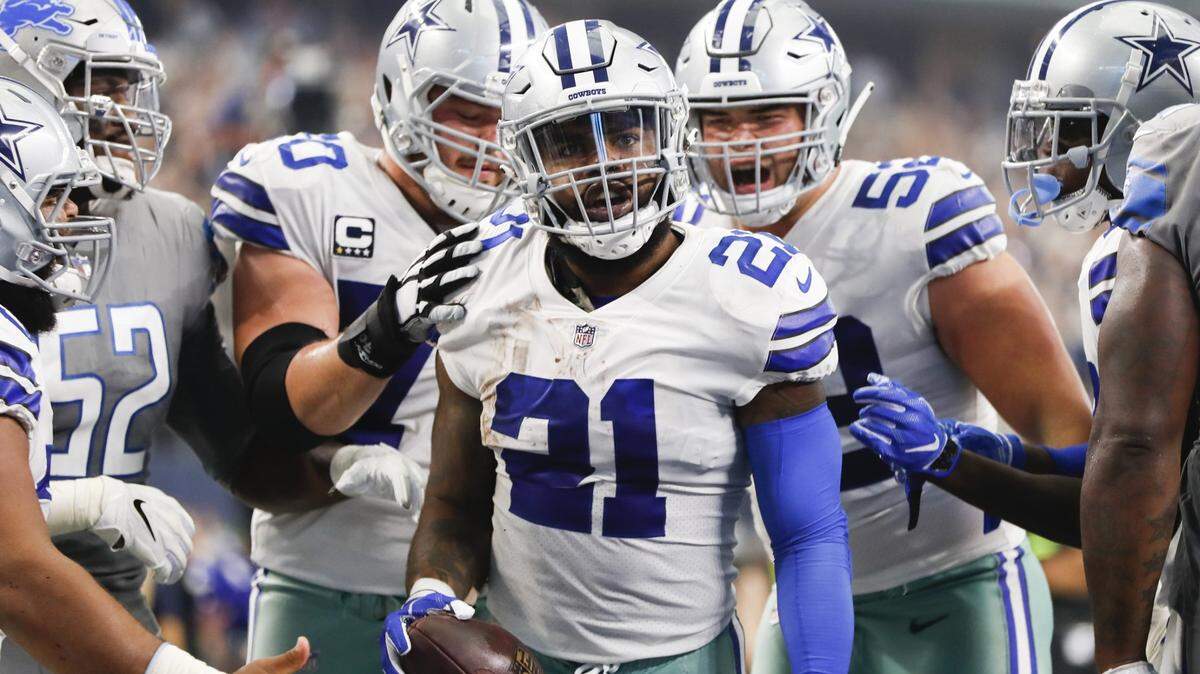 How does Ezekiel Elliott stack up against other great Dallas Cowboys running backs?