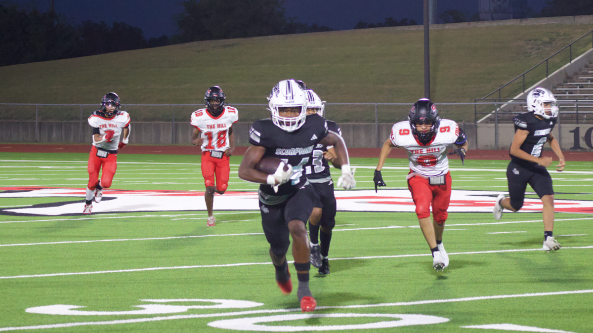 Fort Worth South Hills starts the season with a 59-6 win over Diamond Hill-Jarvis at Clark Stadium in Fort Worth, Texas Thursday, August 29, 2024.