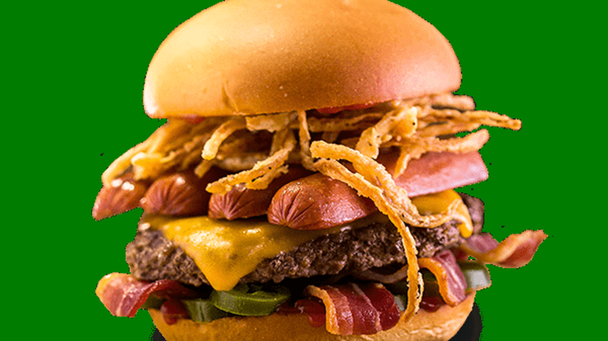 The Hamburdog from Mooyah Burgers, Fries & Shakes.
