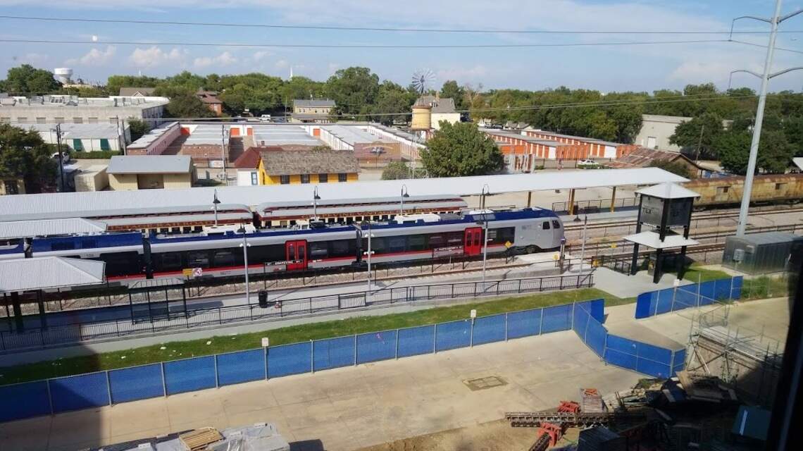 Soon, that train trip to Grapevine can include a food hall feast and hotel stay