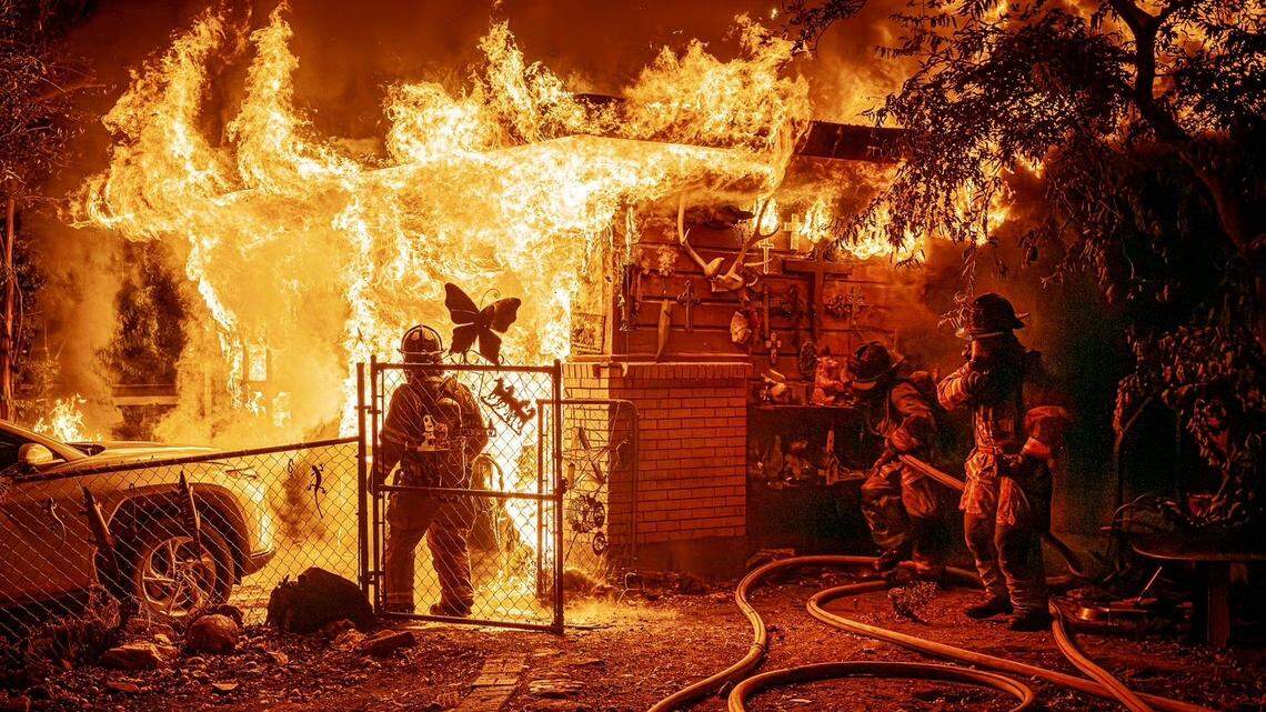 An elderly woman was killed, and her husband and a Fort Worth firefighter were injured Wednesday in a house fire in the 8200 block of Lifford Place, near Western Hills High School.