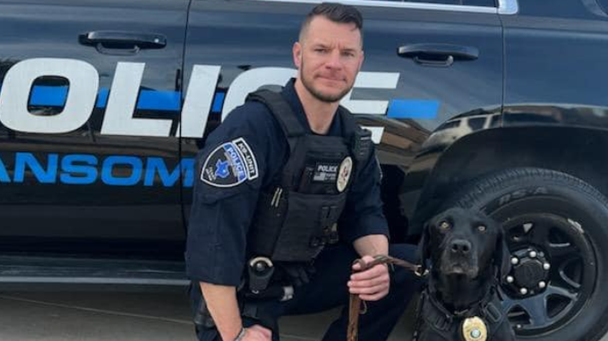 Lt. Dan, the first member of the Sansom Park Police Department’s K9 unit, died March 6, 2023. He and handler Nathan Hagin had successfully made a drug bust that resulted in three arrests just a few days before.