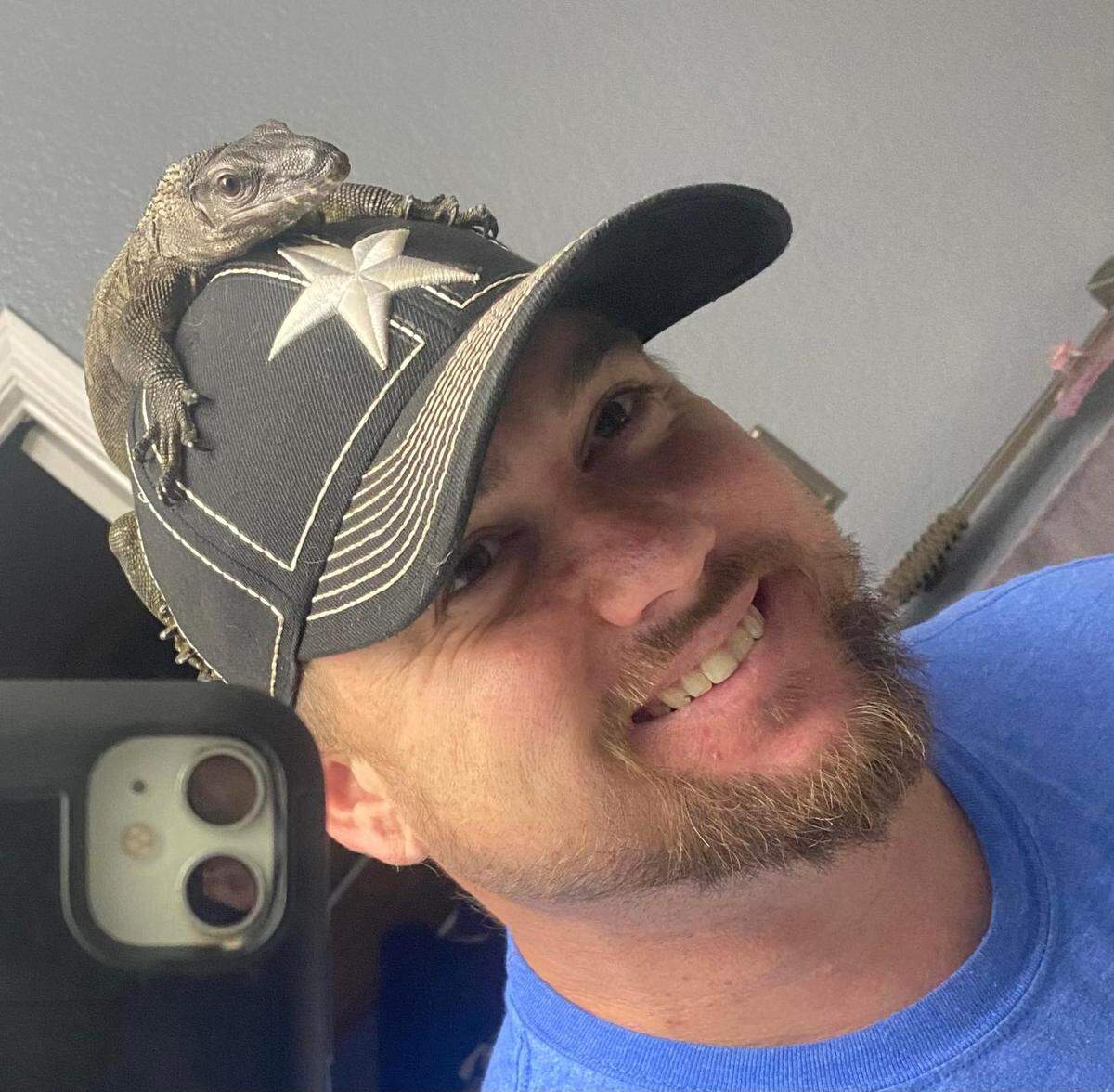 Trey Smoak said his roughneck monitor lizard had outgrown his enclosure and he going to build him a new one over the weekend. Instead he spent Friday looking all over the neighborhood for Dino. The two-and-a-half foot reptile went missing from outside Smoak’s Crowley home.