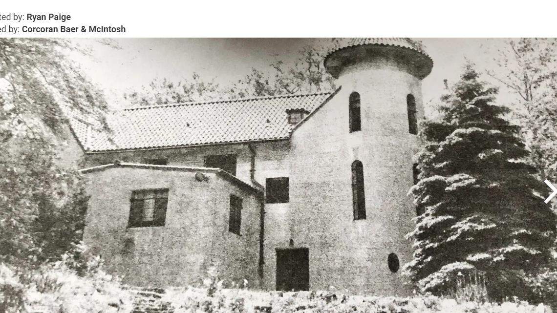 The striking castle was built in 1929.