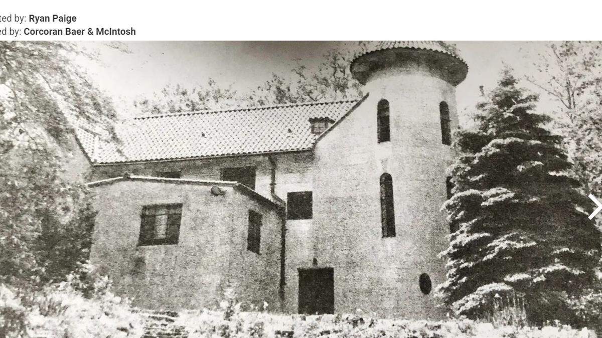 The striking castle was built in 1929.