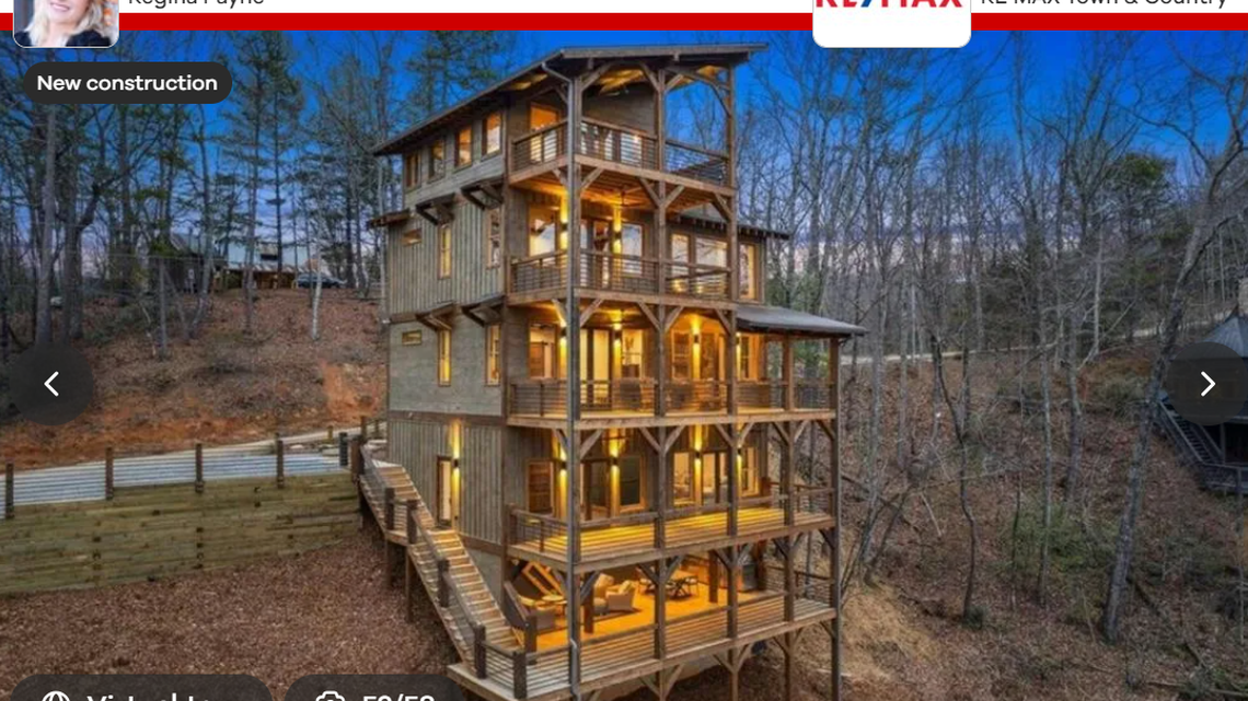 Exterior of the home