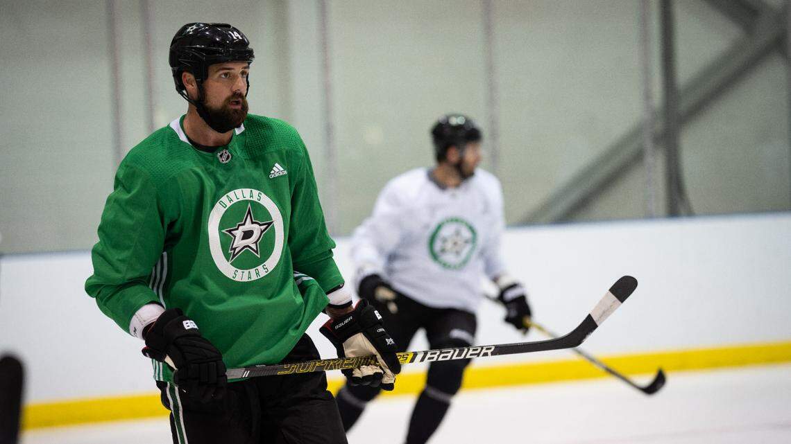 All-Star forward Jamie Benn and the Dallas Stars are in Edmonton, in the NHL’s Western Conference bubble, and begin their three-game round-robin schedule against the Vegas Golden Knights on Monday,.
