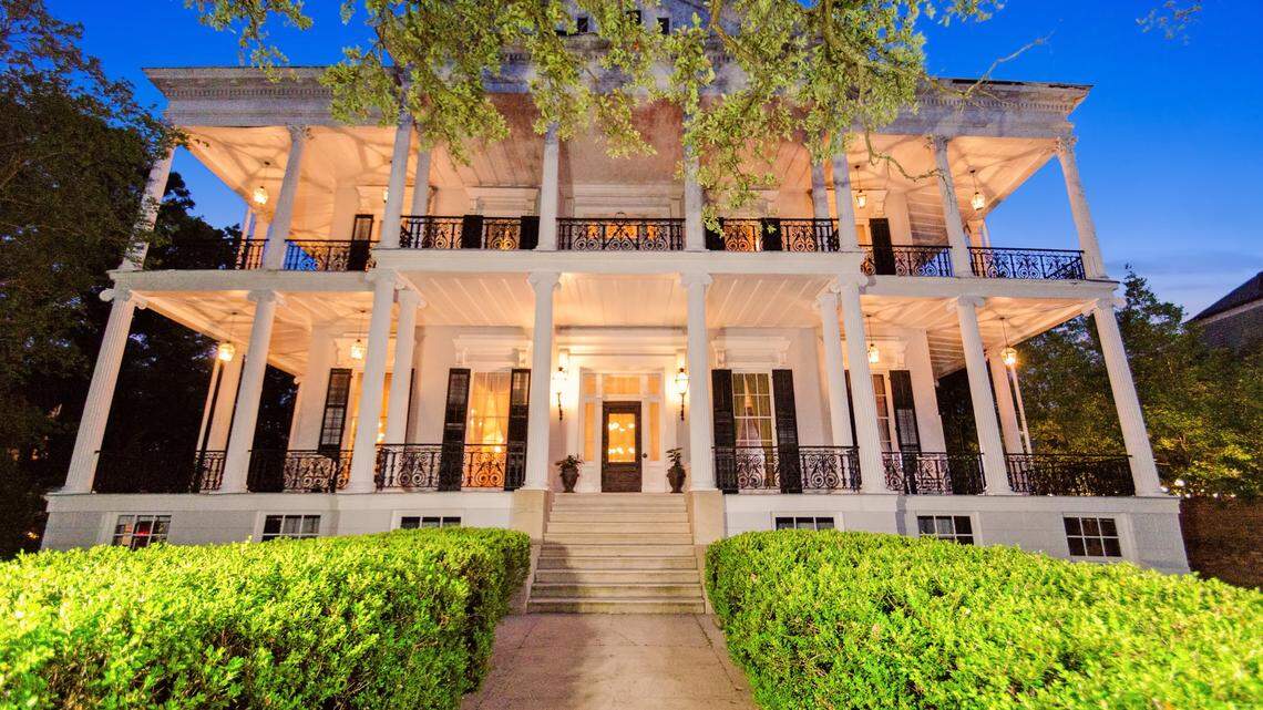 Exterior of the mansion