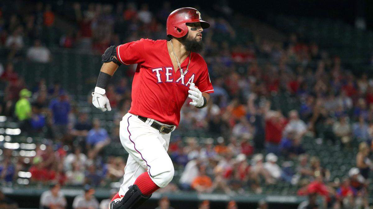 Rougned Odor spent much of his night walking out of the batter’s box, but his one hit here was his 11th homer of the season.
