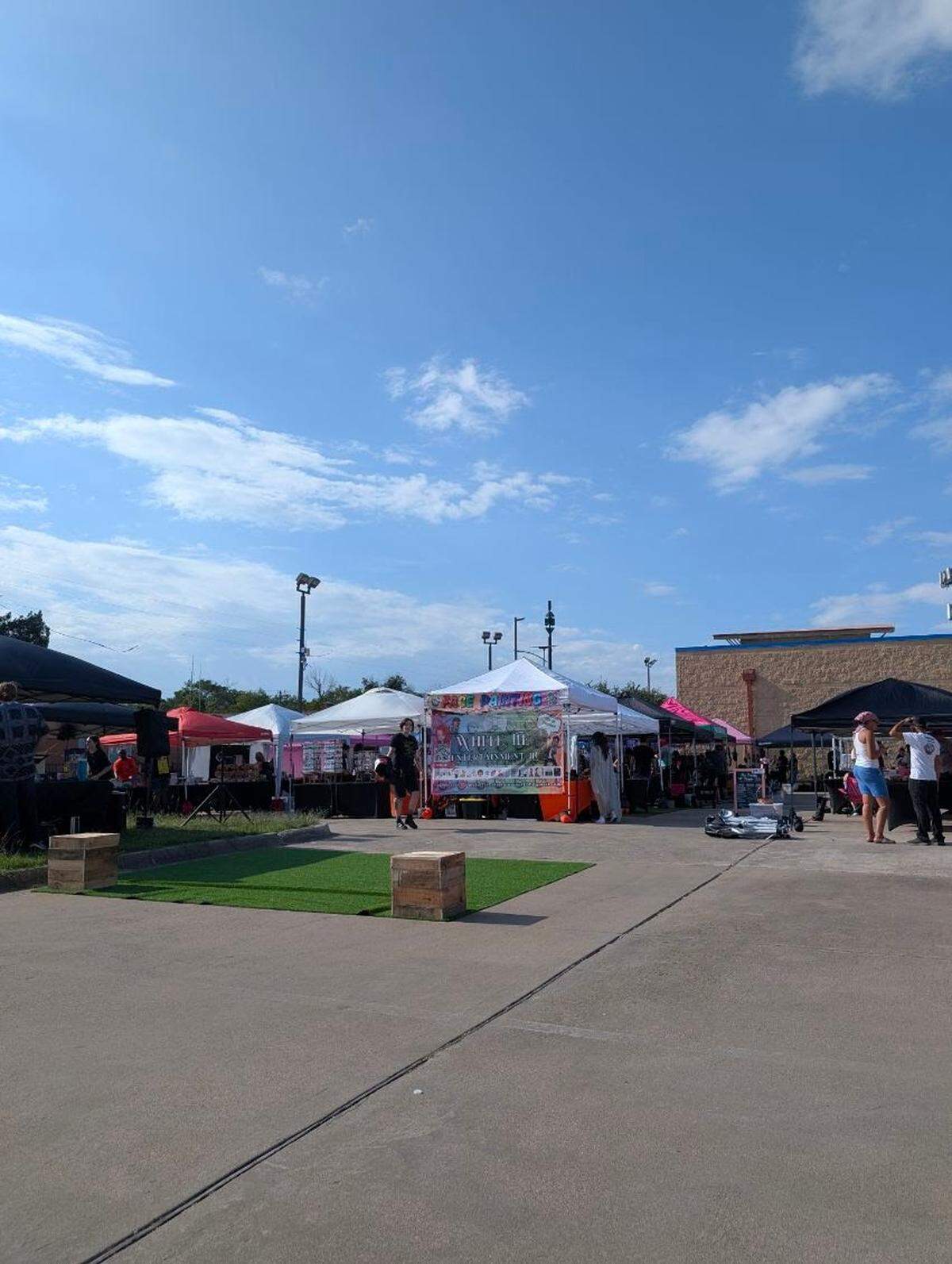 The Fork Yard at The Morningside Project, located at 2529 Hemphill St. in south Fort Worth, has repurposed a vacant parking lot into a community co-work space and event venue. But operations have been delayed by a code violation.