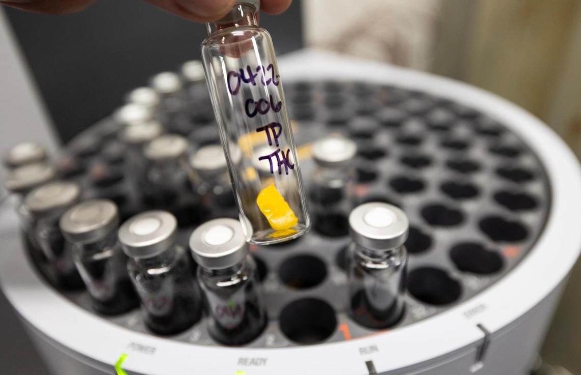 Goodblend tests all their products in a gas chromatograph mass spectrometer to make sure there are no impurities or unknown substances.