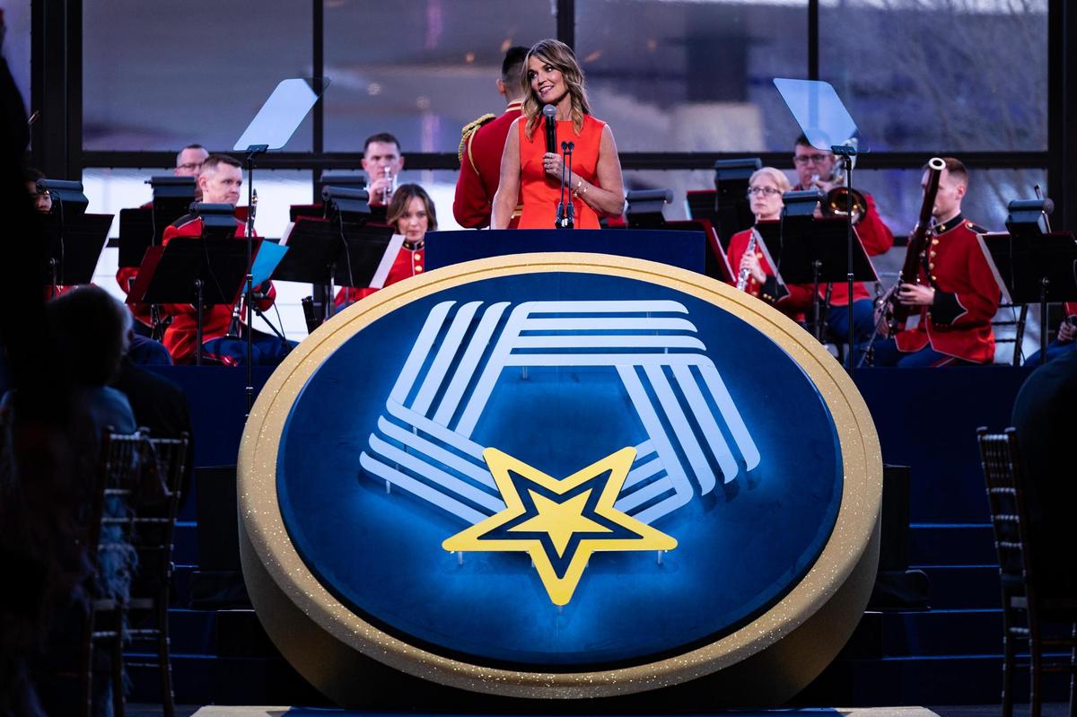 Savannah Guthrie of NBC’s Today Show was the emcee during the dinner for Recipients and supporters for the National Medal of Honor Museum Grand Opening Celebration in the Arlington Entertainment District on Saturday, March 22, 2025.