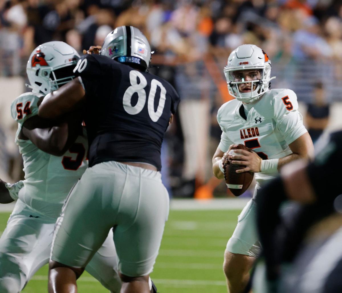 Aledo drops the season opener to Denton Guyer at C.H. Collins Athletic Complex in Denton Texas, Friday, Aug. 30, 2024.