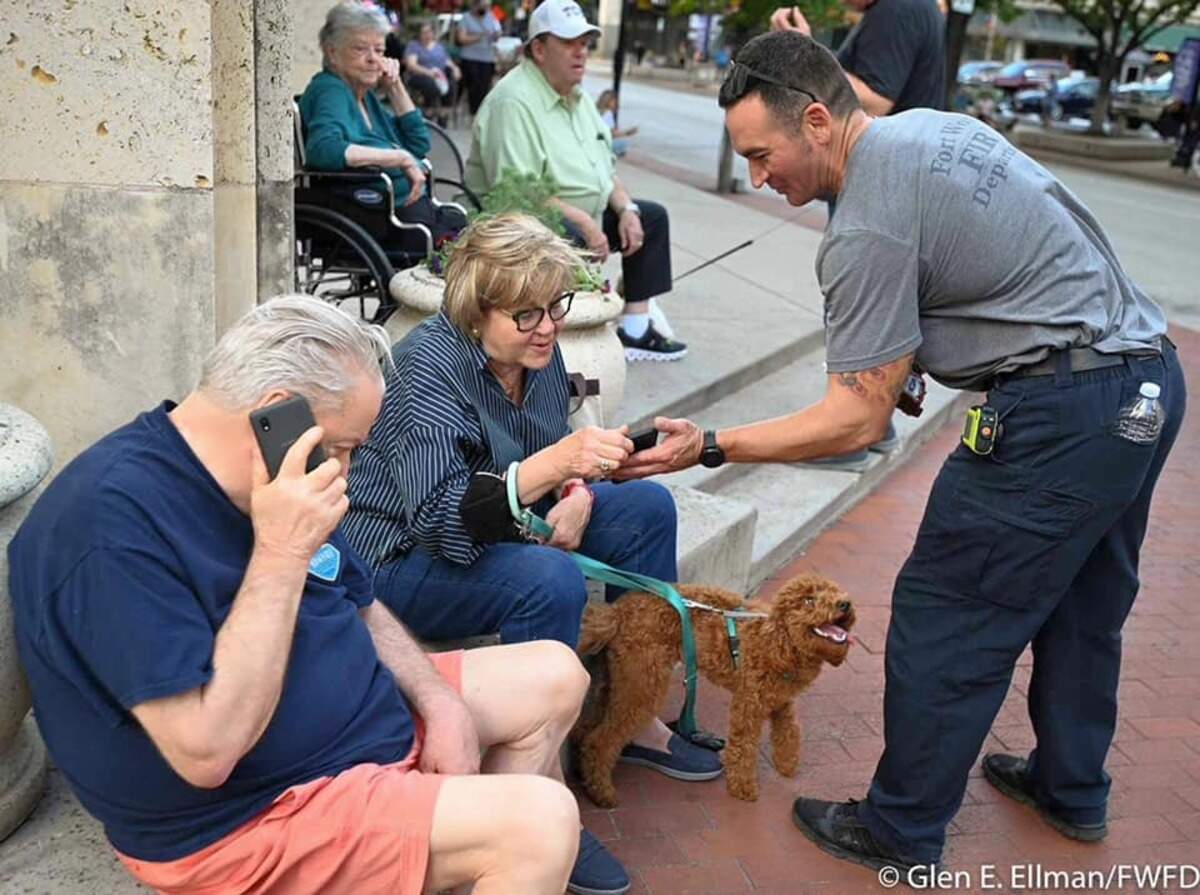Dozens of downtown residents at The Tower made their way back to their homes Wednesday morning after being forced to evacuate the premises because of a gas leak the day before.