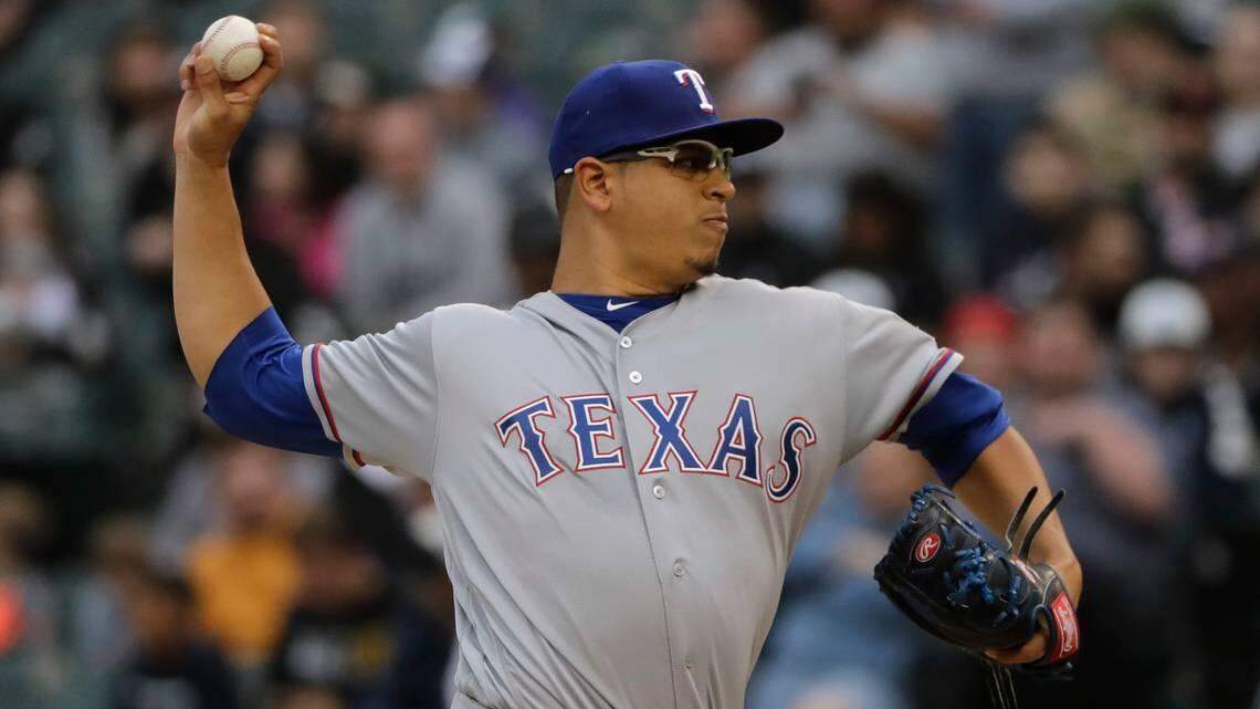 Rangers starter Ariel Jurado mostly pitched well in his major league debut Saturday against the White Sox, but gave up all four of his runs with two outs in the third.