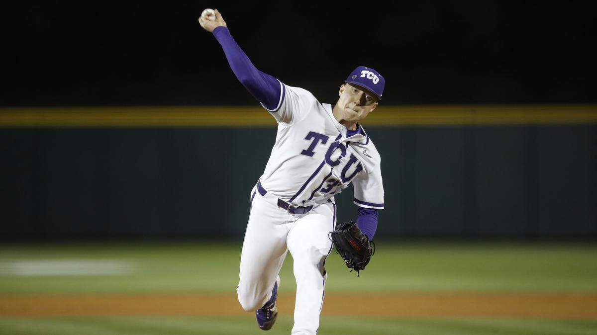 Right-hander Johnny Ray had a 2.53 ERA in four starts for the Frogs last season.