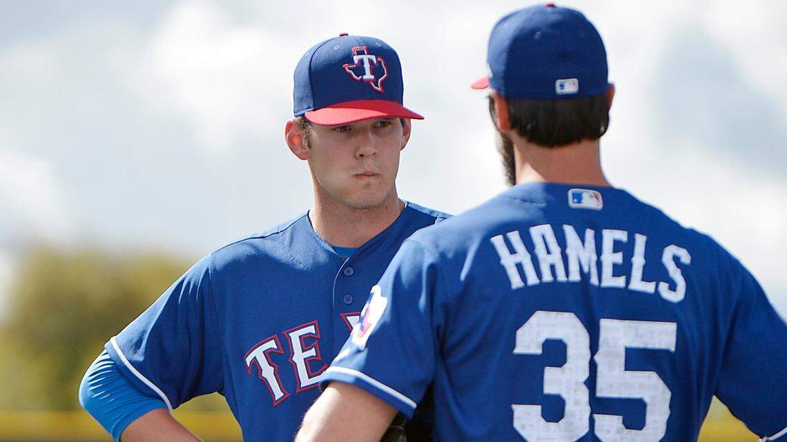 Cole Ragans listened intently in the spring of 2017 when given the chance to meet his pitching idol, Cole Hamels. Ragans has been listening to others who have had Tommy John surgery this year.