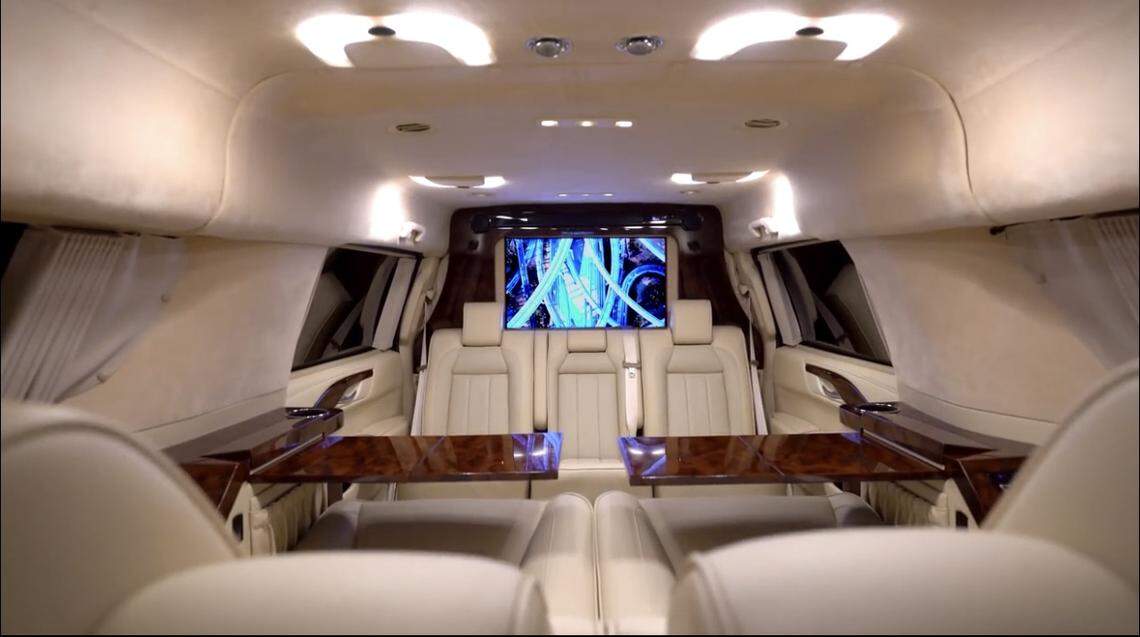 Brady Escalade inside #1