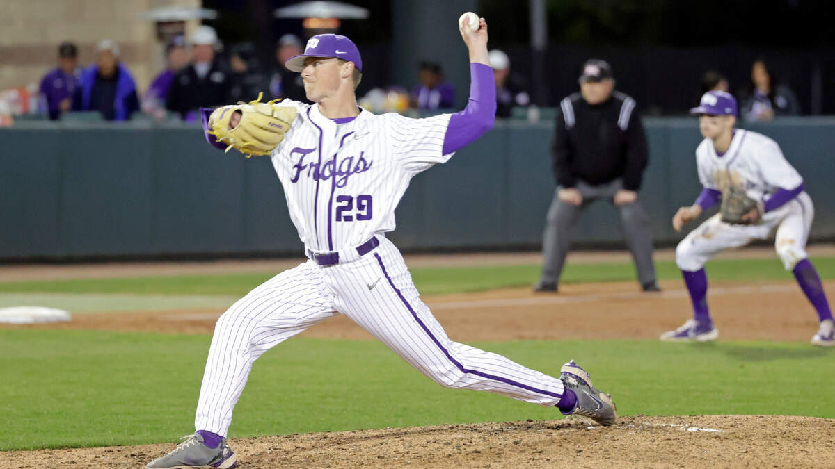 TCU left-hander Augie Mihlbauer is the longest tenured Horned Frogs on the team, which is headed to the College Station Regional this weekend. Mihlbauer is one appearance from being tied for second most all-time at TCU.